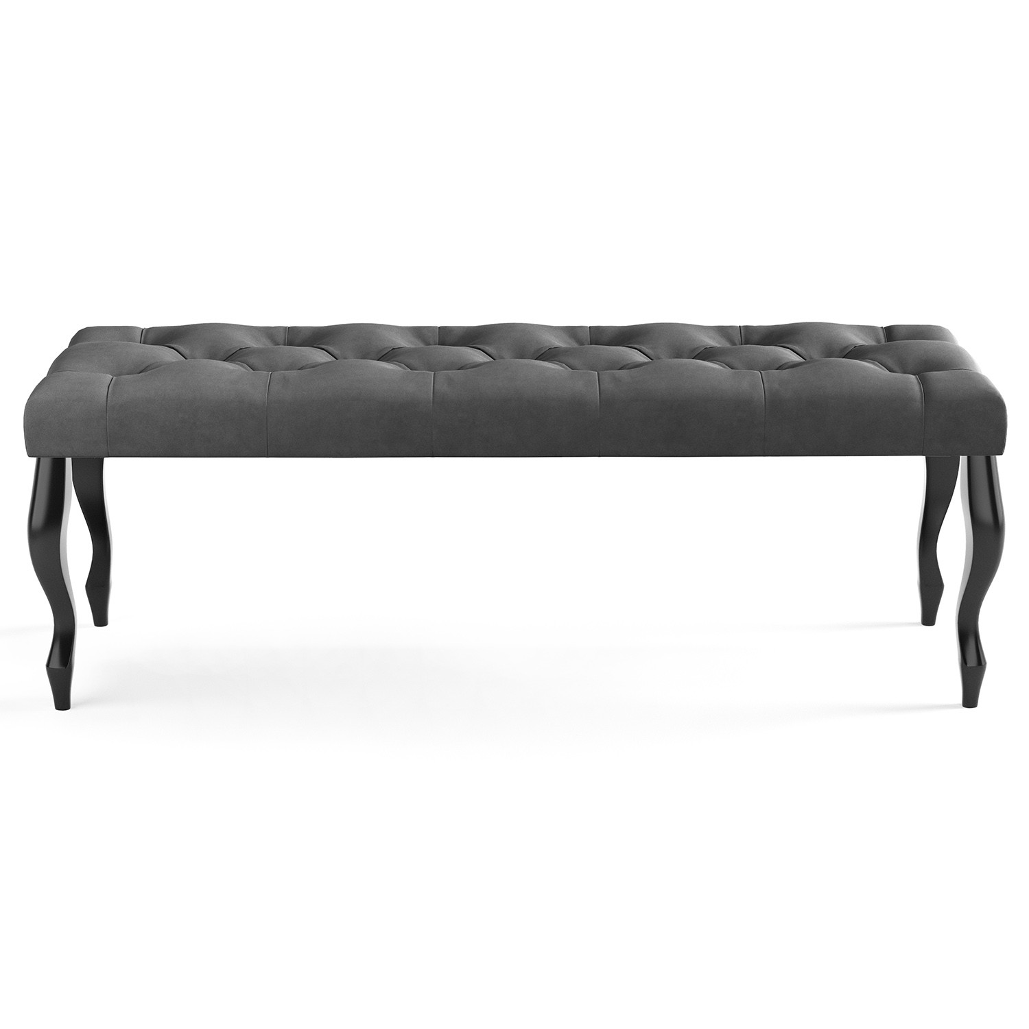 Lavice CHESTERFIELD 100x40 cm Grafit