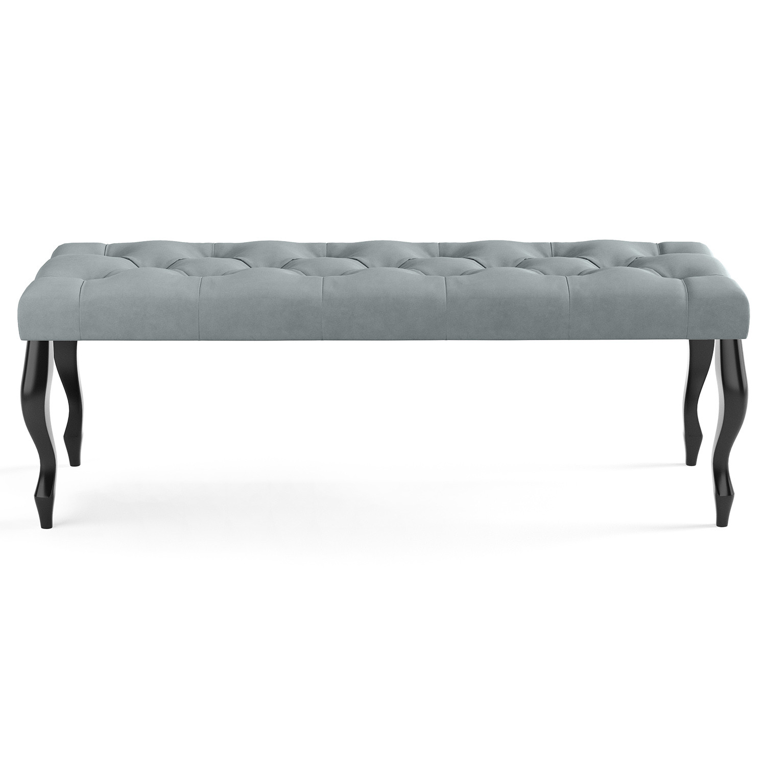 Lavice CHESTERFIELD 120x40 cm Šedá