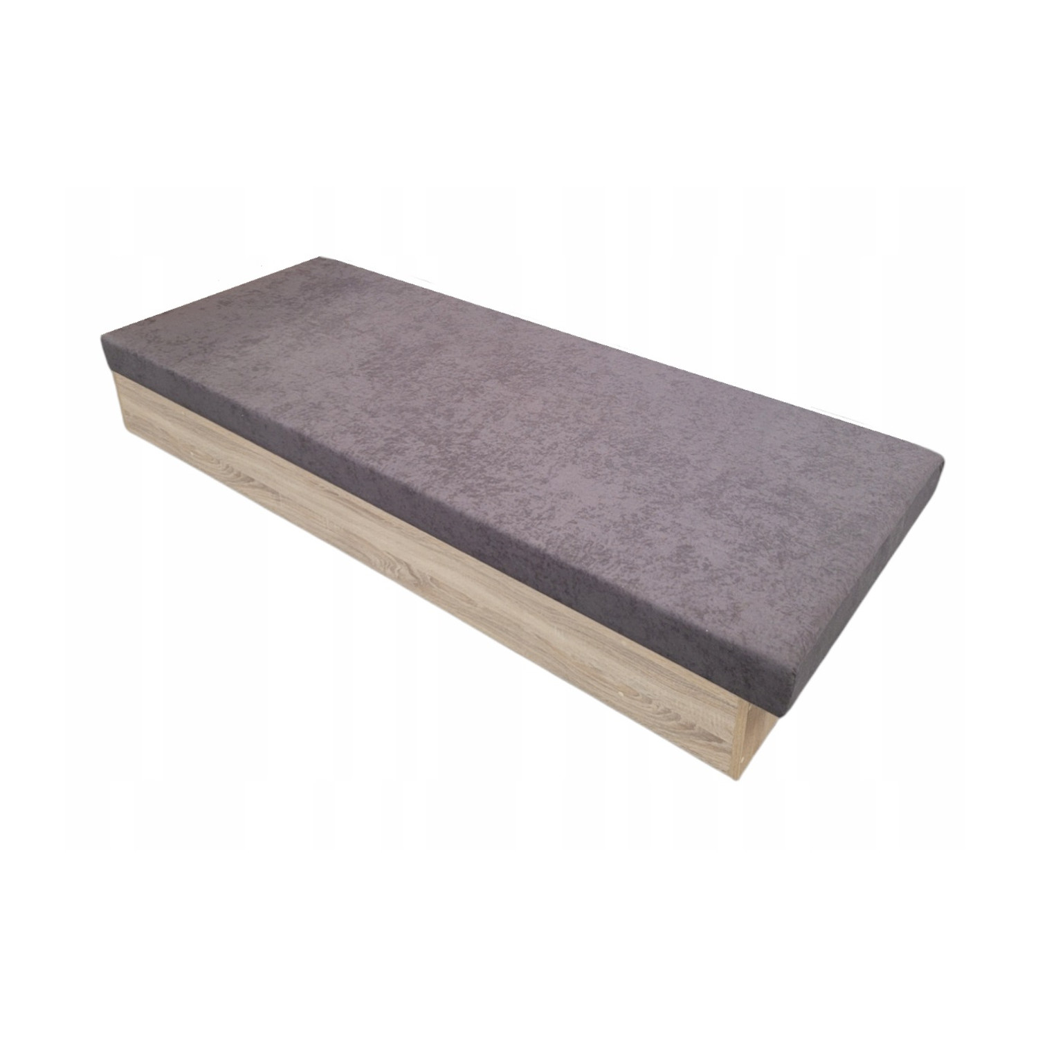 Válenda Silver C90 - 90x200 cm Šedá Panty vlevo Dub sonoma