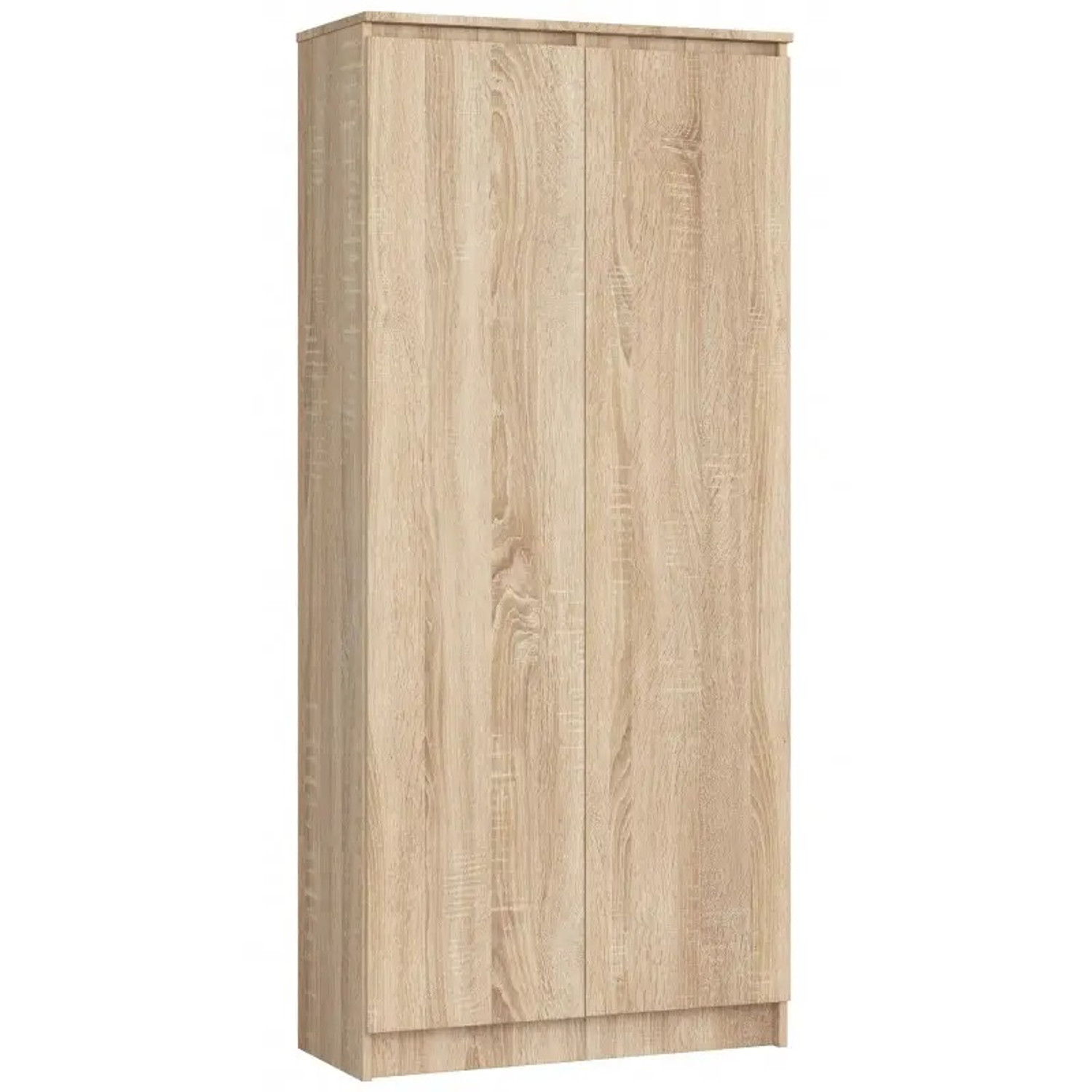 Regál R 80cm CLP 2 dvířka 8 poliček dub sonoma