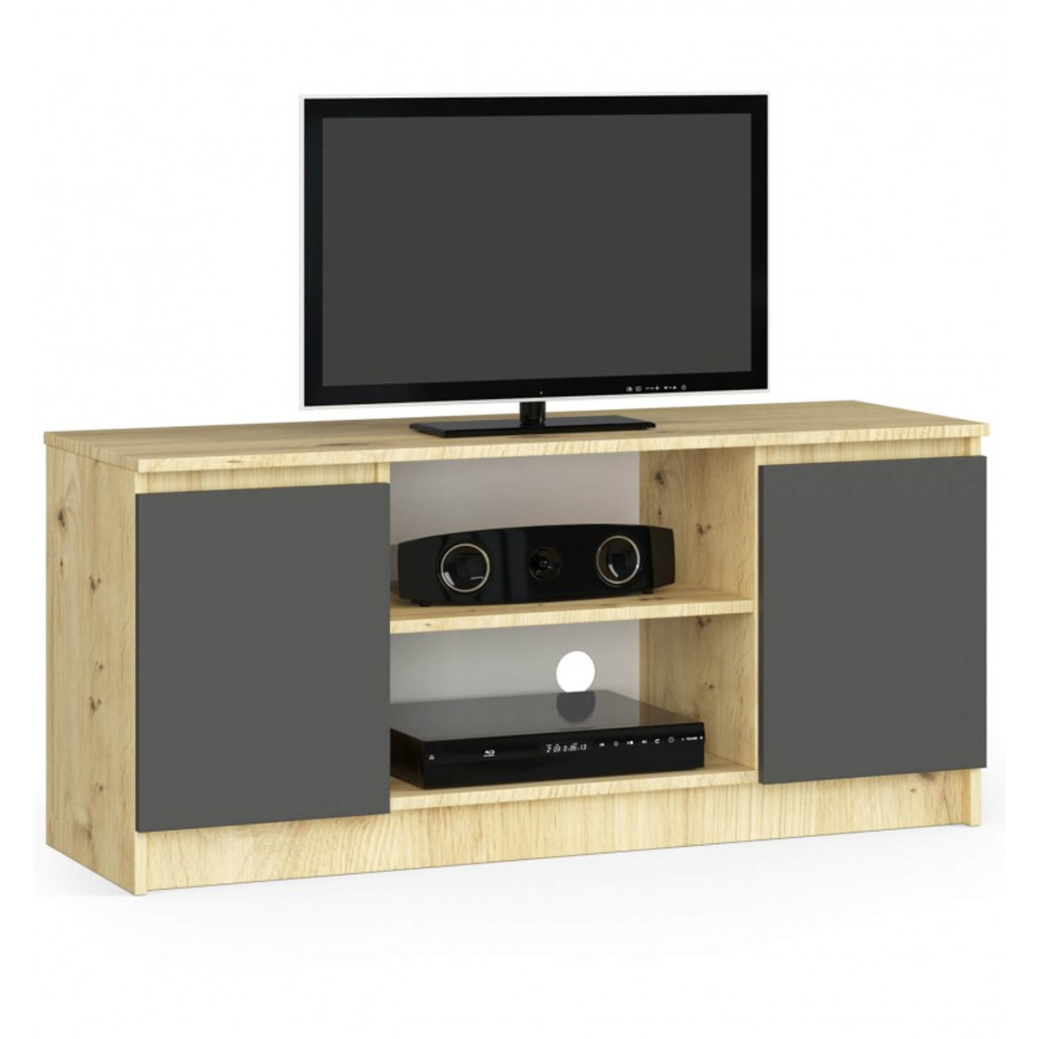 TV stolek RTV K120 artisan oak/grafit-šedá