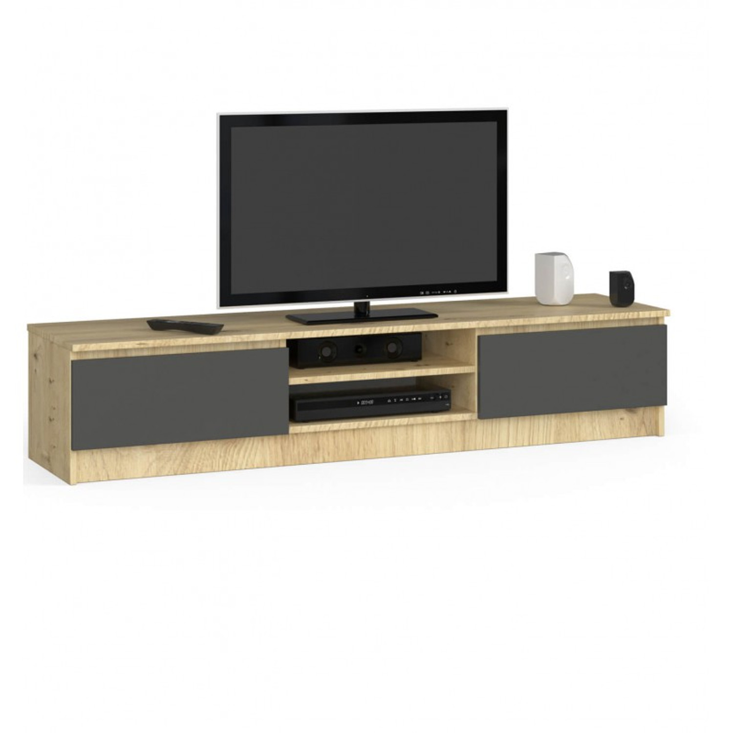 TV stolek RTV 160 artisan oak/šedý grafit