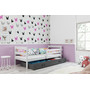 Dětská postel ERYK 190x80 cm Bílá Ružové - galerie #5