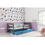 Dětská postel ERYK 190x80 cm Bílá Ružové - galerie #3
