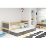 Dětská postel s výsuvnou postelí RICO 190x80 cm Bílá Ružové - galerie #6
