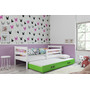 Dětská postel s výsuvnou postelí ERYK 200x90 cm Bílá Ružové - galerie #6