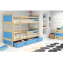 Dětská patrová postel RICO 200x90 cm Modrá Borovice - galerie #5