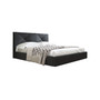 Čalouněná postel KARINO rozměr 160x200 cm Bílá eko-kůže - galerie #2