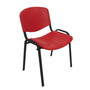 Konferenční plastová židle ISO Červená - galerie #5