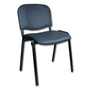 Konferenční židle ISO eko-kůže Tmavě šedá D23 EKO - galerie #16