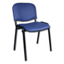 Konferenční židle ISO eko-kůže Tmavě šedá D23 EKO - galerie #4