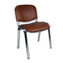 Konferenční židle ISO eko-kůže CHROM Tmavě šedá D23 EKO - galerie #15
