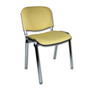 Konferenční židle ISO eko-kůže CHROM Modrá D4 EKO - galerie #10