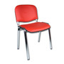 Konferenční židle ISO eko-kůže CHROM Tmavě šedá D23 EKO - galerie #7