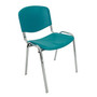 Konferenční plastová židle ISO CHROM Hnědá - galerie #8