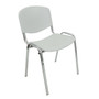 Konferenční plastová židle ISO CHROM Hnědá - galerie #4