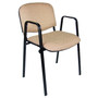 Konferenční židle ISO s područkami C24 - hnědo/béžová - galerie #12
