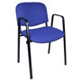 Konferenční židle ISO s područkami C24 - hnědo/béžová - galerie #11