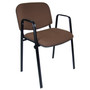 Konferenční židle ISO s područkami C24 - hnědo/béžová - galerie #10