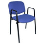 Konferenční židle ISO s područkami C24 - hnědo/béžová - galerie #8