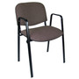 Konferenční židle ISO s područkami C24 - hnědo/béžová - galerie #7