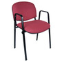 Konferenční židle ISO s područkami C24 - hnědo/béžová - galerie #6