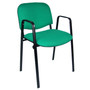 Konferenční židle ISO s područkami C24 - hnědo/béžová - galerie #2
