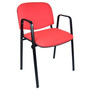 Konferenční židle ISO s područkami C24 - hnědo/béžová - galerie #1