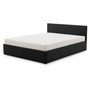 Čalouněná postel LEON s bonelovou matrací rozměr 160x200 cm Tmavě šedá - galerie #2