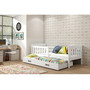 Dětská postel KUBUS s výsuvnou postelí 80x190 cm - bílá Bílá - galerie #6