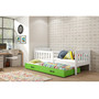 Dětská postel KUBUS s výsuvnou postelí 80x190 cm - bílá Bílá - galerie #2