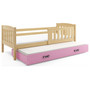 Dětská postel KUBUS s výsuvnou postelí 90x200 cm - borovice Ružové - galerie #3