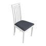 Jídelní židle ROMA 10 Tkanina 1B Bílá - galerie #1