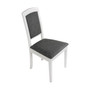 Jídelní židle ROMA 14 Tkanina 22B Bílá - galerie #1