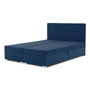 Čalouněná postel GRENLAND s pružinovou matrací 180x200 cm Modrá